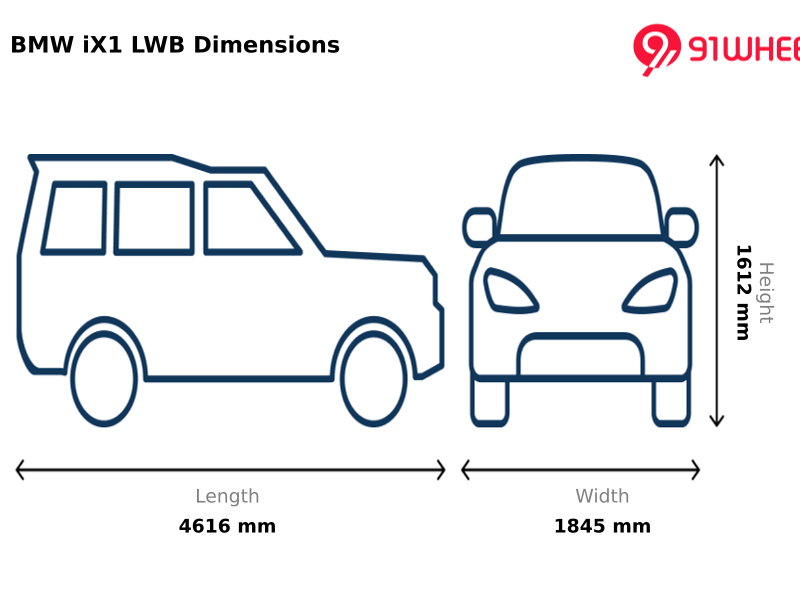 The iX1 LWB has the same design aesthetics as before, but it is now longer. Design 1